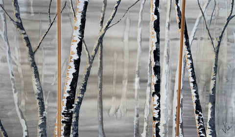 Artiste Sylvie Lachapelle,Brume matinale
Année de création 2021
Technique Acrylic/mix
Support toile de coton
Dimension 80 x 48 pouces