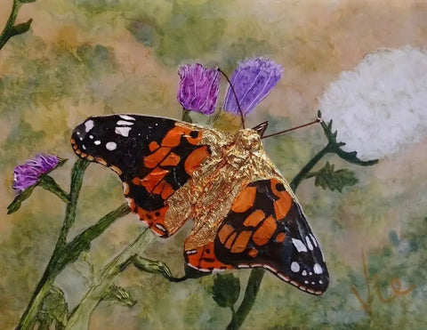 Artiste Sylvie Lachapelle, Belle Dame, année de création 2025, technique Acrylic/mix